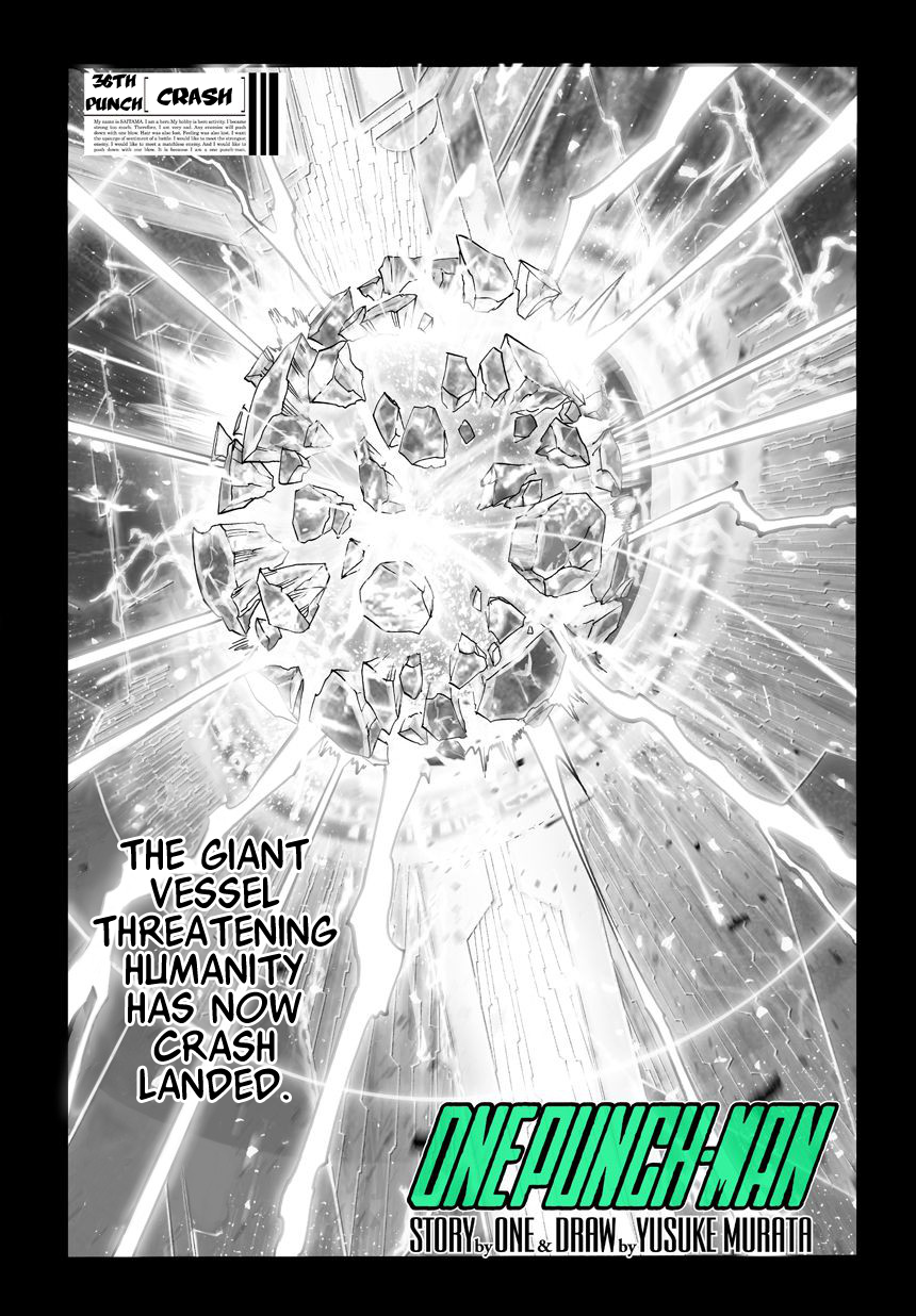 Chapter 37: Crash - One Punch Man Manga | OPM Manga Reader