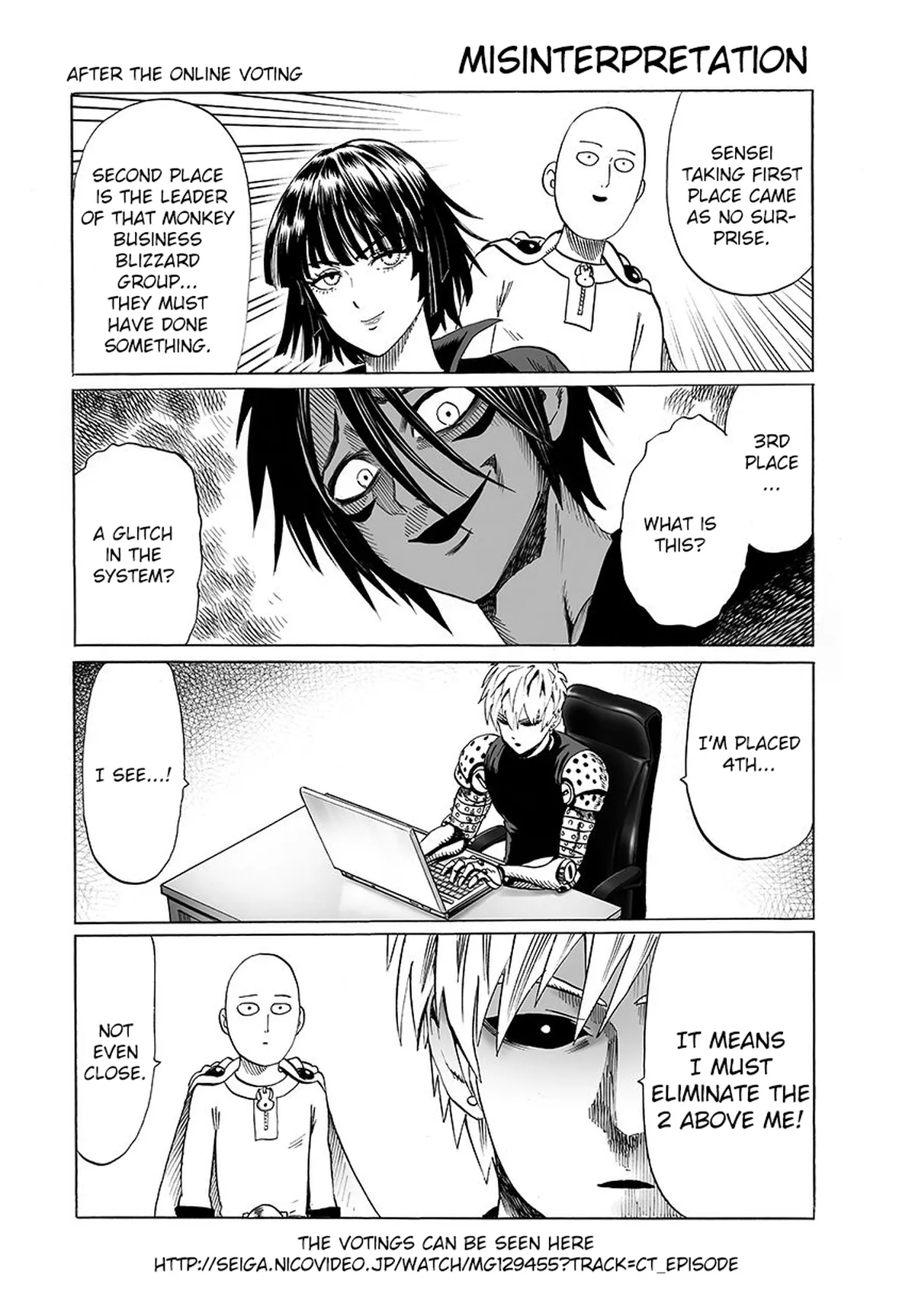 Chapter 47.8 (Misinterpretation | Online Extras) - One Punch Man Manga ...